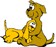 chien et sa mre